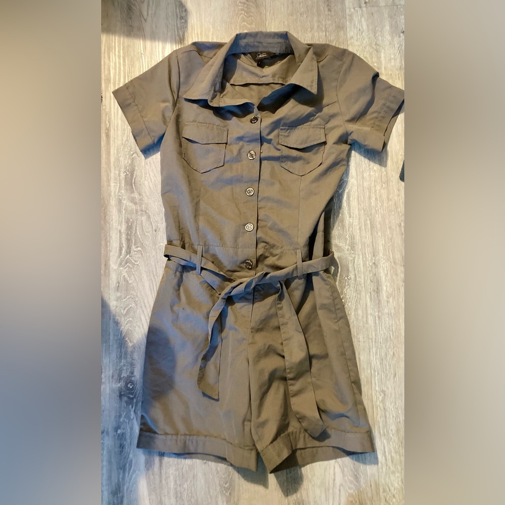 Jessica Button-Up Jumpsuit Romper
